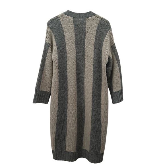 THE GREAT. Cozy Gray Knit Duster Cardigan Size S (1) - Picture 2 of 4